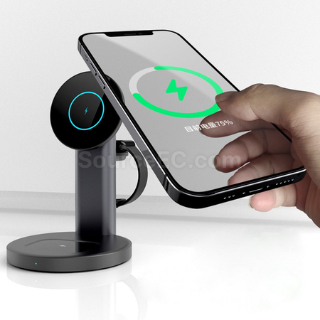 Customization Vertical Mobile Phone Wireless Charging Stand Promotional Products
