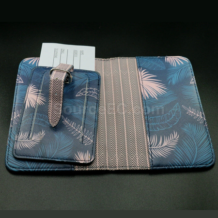 Customization PU Luggage Tag and Passport Case Gift Set Promotional Products