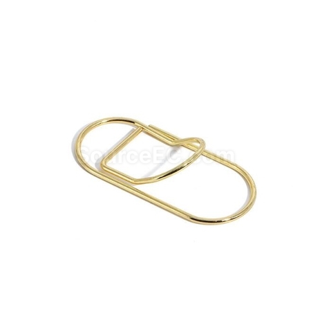 Customization Creative Notebook Paper Clip Fixed Pen Holder Promotional Products