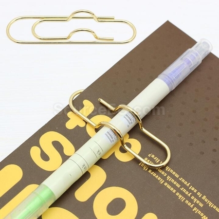 Customization Creative Notebook Paper Clip Fixed Pen Holder Promotional Products