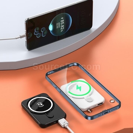 Customization Ultra-Thin Magnetic Wireless Power Bank Promotional Products