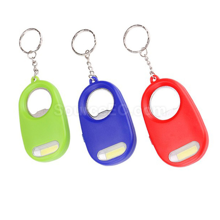 Customization Bottle Opener Keychain  With Torch Promotional Products