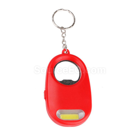 Customization Bottle Opener Keychain  With Torch Promotional Products