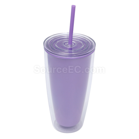 Customization Double-layer Straw Cup Promotional Products