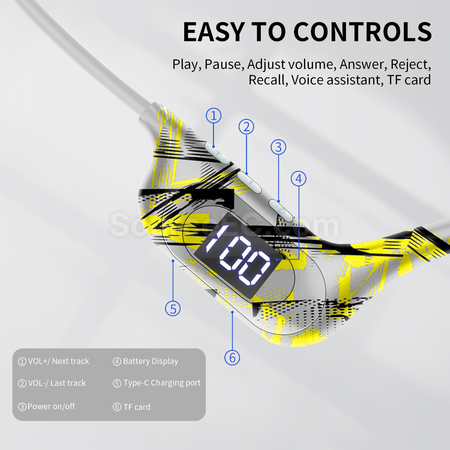 Customization Bone Conduction Sports Bluetooth Headphones Promotional Products