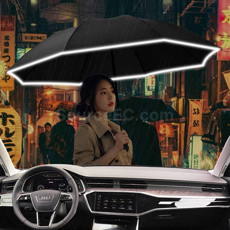 Customization LED Light Reverse Automatic Umbrella Promotional Products