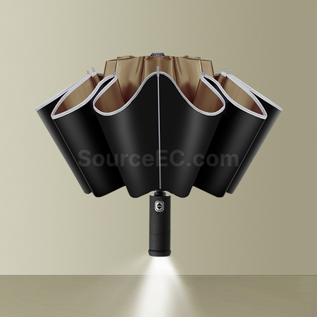 Customization LED Light Reverse Automatic Umbrella Promotional Products