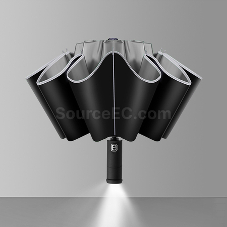 Customization LED Light Reverse Automatic Umbrella Promotional Products