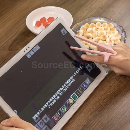 Customization Finger Chopsticks Anti-Dirty Food Clip Promotional Products