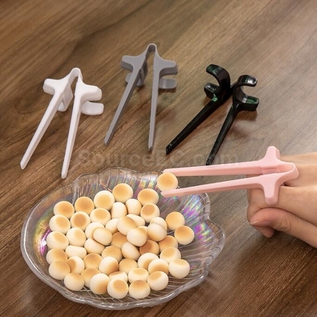 Customization Finger Chopsticks Anti-Dirty Food Clip Promotional Products