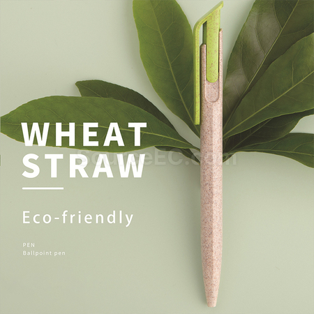 Customization Straw Color Matching Advertising Pen Promotional Products