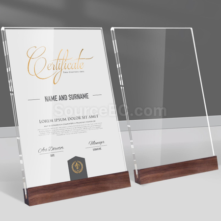 Customization A4 Acrylic Photo Frame Promotional Products
