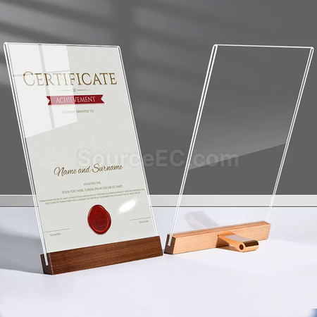 Customization A4 Acrylic Photo Frame Promotional Products