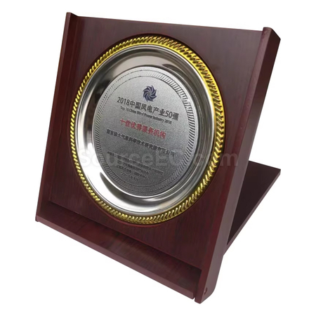 Customization Foldable Wooden Plate Promotional Products