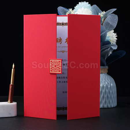 Customization A4 Certificate Cover Promotional Products