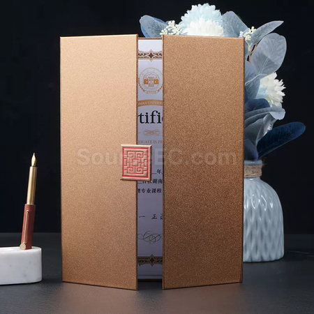 Customization A4 Certificate Cover Promotional Products
