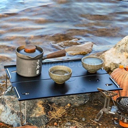 Customization Aluminum Portable Outdoor Folding Table Promotional Products