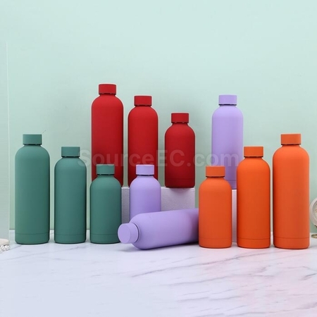 Customization Morandi Color Small Mouth Insulation Bottle Promotional Products