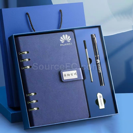 Customization Notebook Pen Gift Box Set Promotional Products