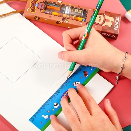 Customization Five-Piece Cartoon Stationery Pencil Set Promotional Products