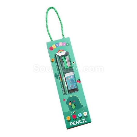 Customization Five-Piece Cartoon Stationery Pencil Set Promotional Products
