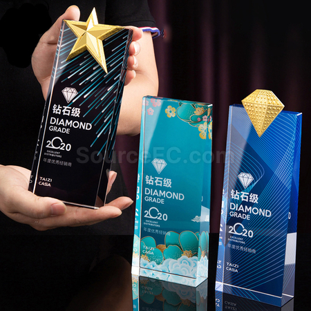 Customization Crystal Trophy Promotional Products