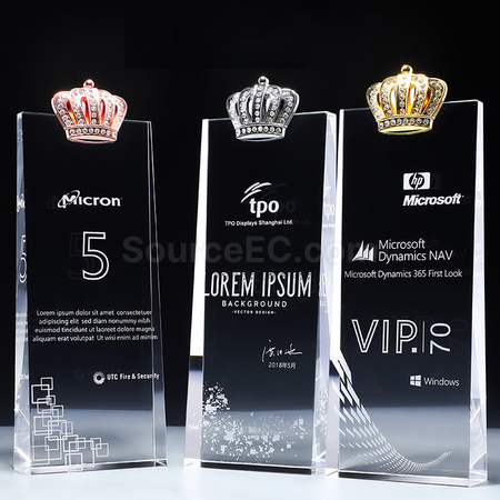 Customization Crystal Trophy Promotional Products