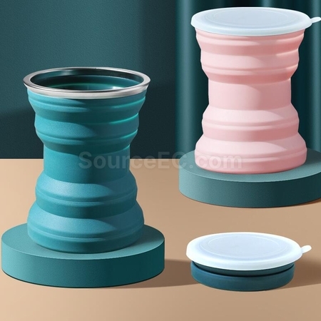 Customization Silicone Folding Pocket Water Cup Promotional Products