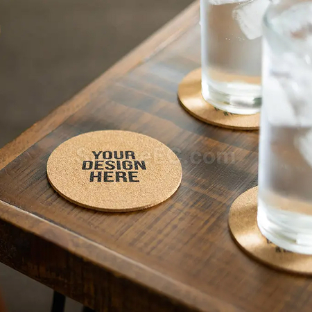 Customization Cork Coaster with Offset Print Promotional Products