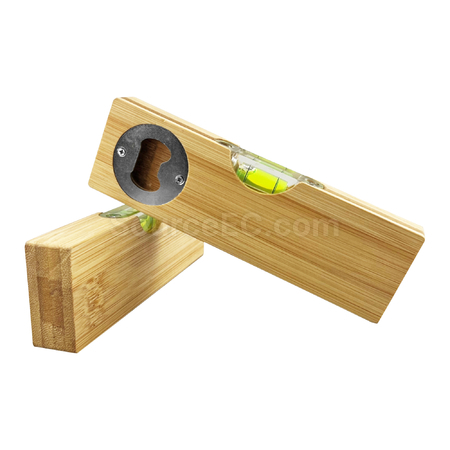 Customization Spirt Bamboo Bottle Opener Leveller Promotional Products