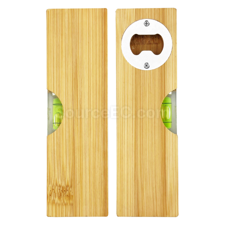 Customization Spirt Bamboo Bottle Opener Leveller Promotional Products