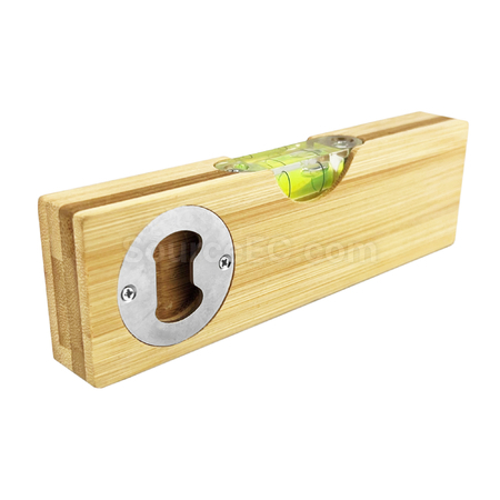 Customization Spirt Bamboo Bottle Opener Leveller Promotional Products