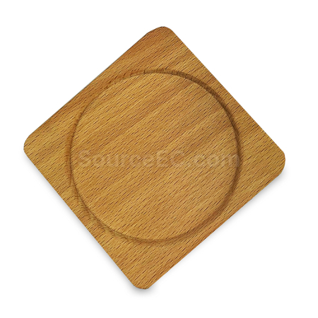 Customization Feldberg Wood Coaster Promotional Products