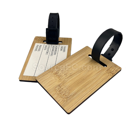 Customization Bamboo Luggage Tag Promotional Products