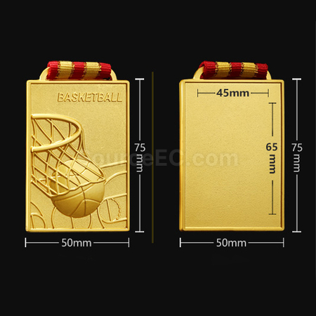Customization Basketball Metal Medal Promotional Products