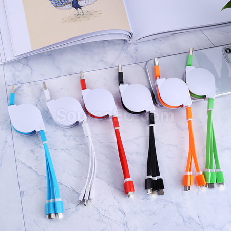 Customization Kyomo Retractable Charging Cable Promotional Products