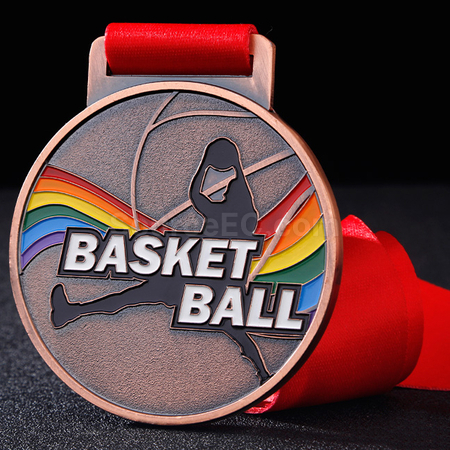 Customization Basketball Metal Medal Promotional Products
