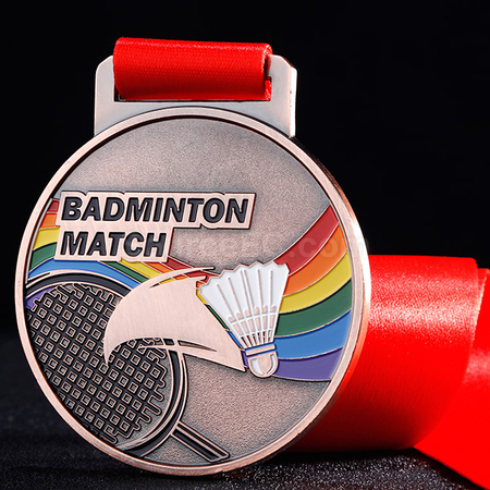 Customization Badminton Metal Medal Promotional Products