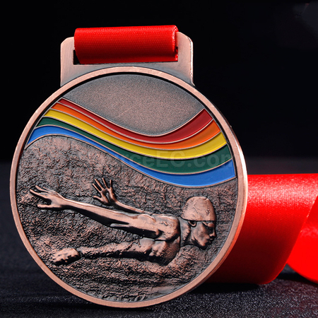 Customization Swimming Metal Medal Promotional Products