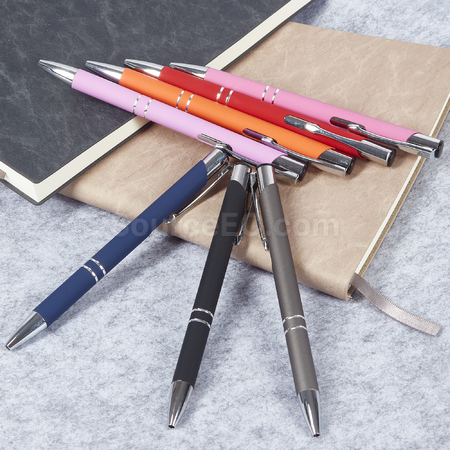 Customization Euroauz Rubberised Metal Pen Promotional Products
