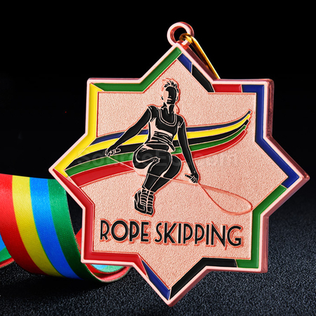Customization Rope Skipping Metal Medal Promotional Products