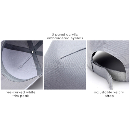 Customization Keemo 5 Panel Heavy Acrylic Sandwich Cap Promotional Products
