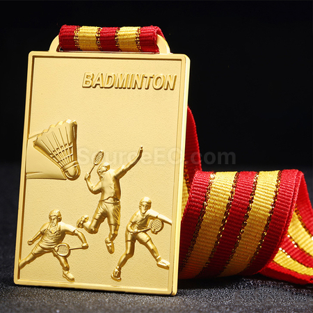 Customization Badminton Metal Medal Promotional Products
