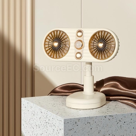 Customization 360° Rotating Mini Fan With Clips Promotional Products