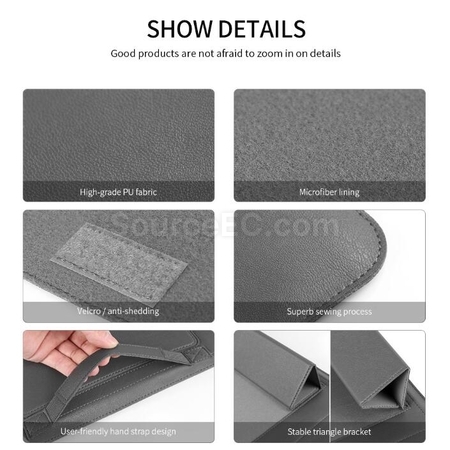 Customization PU Folding Universal Ultra-Thin Waterproof Computer Stand Liner Bag Promotional Products