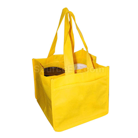 Customization Non Woven 4 Coffee Cups Bag Promotional Products