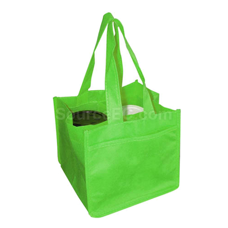 Customization Non Woven 4 Coffee Cups Bag Promotional Products
