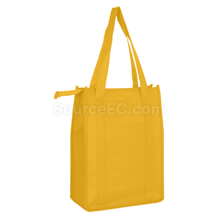 Customization Non Woven Cooler Bag with Top Zip Closure Promotional Products
