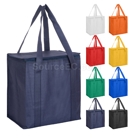 Customization Non Woven Cooler Bag with Zipped Lid Promotional Products