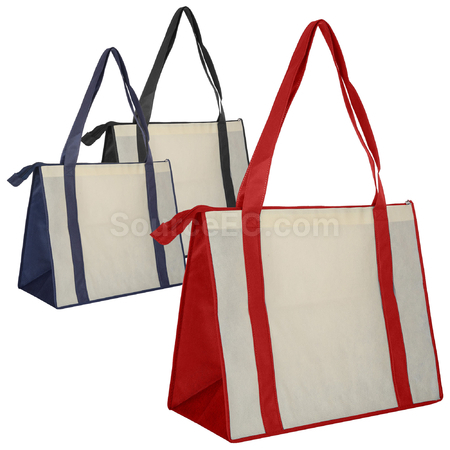 Customization Non Woven Large Zipped Shopping Bag Promotional Products